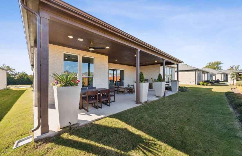 Extended covered patio option