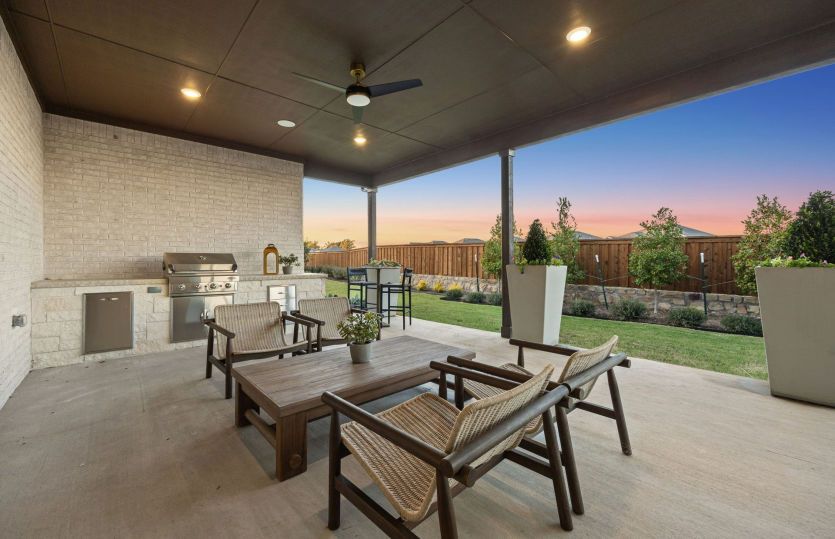Covered patio