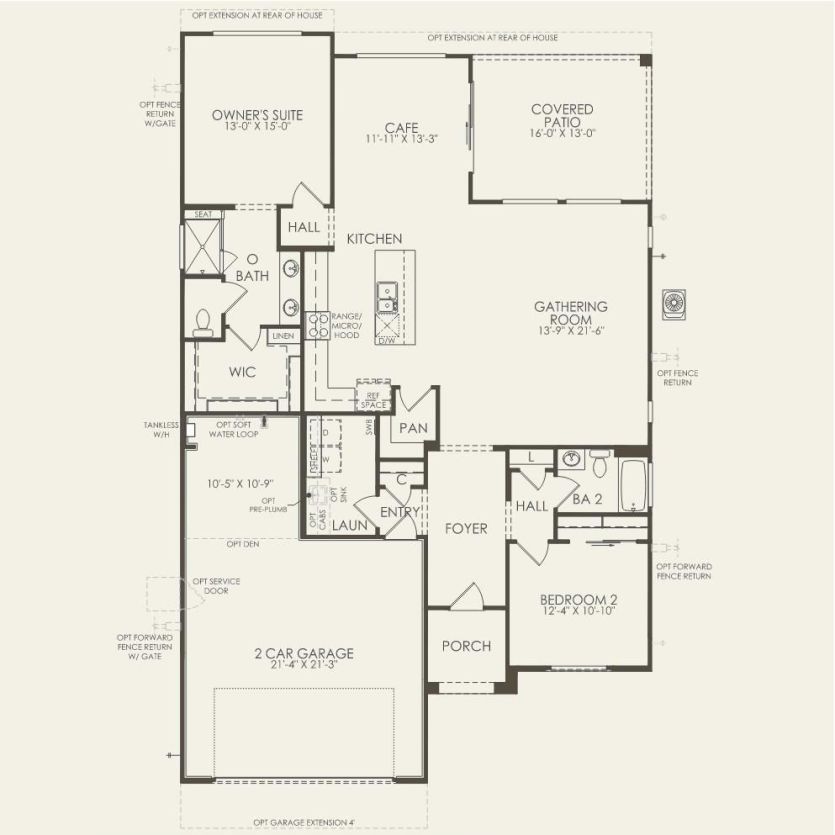 First Floor 2 br / 2 ba