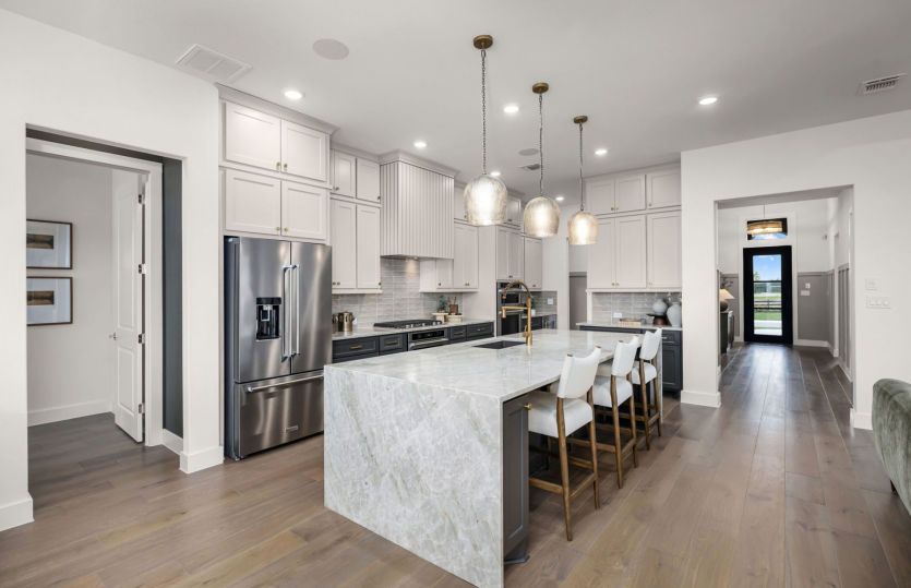 Owner's Entry Open to Kitchen