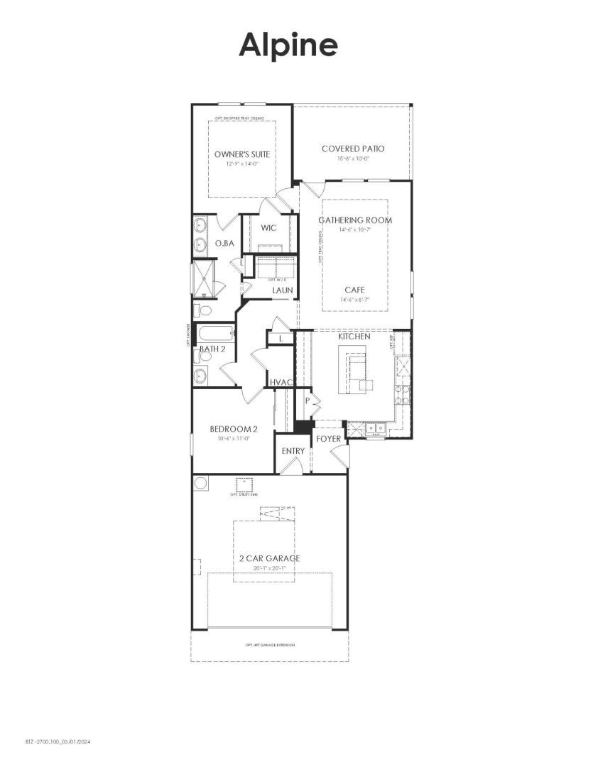 First Floor 2 br / 2 ba