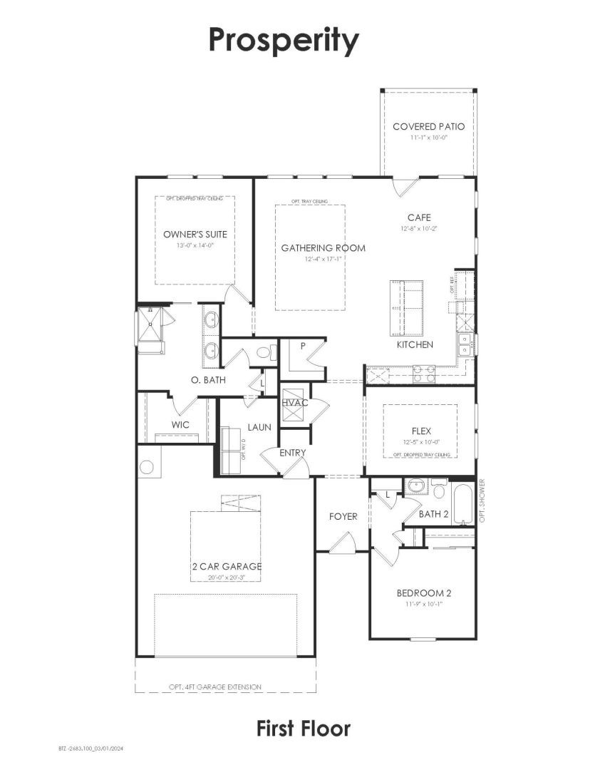 First Floor 2 br / 2 ba