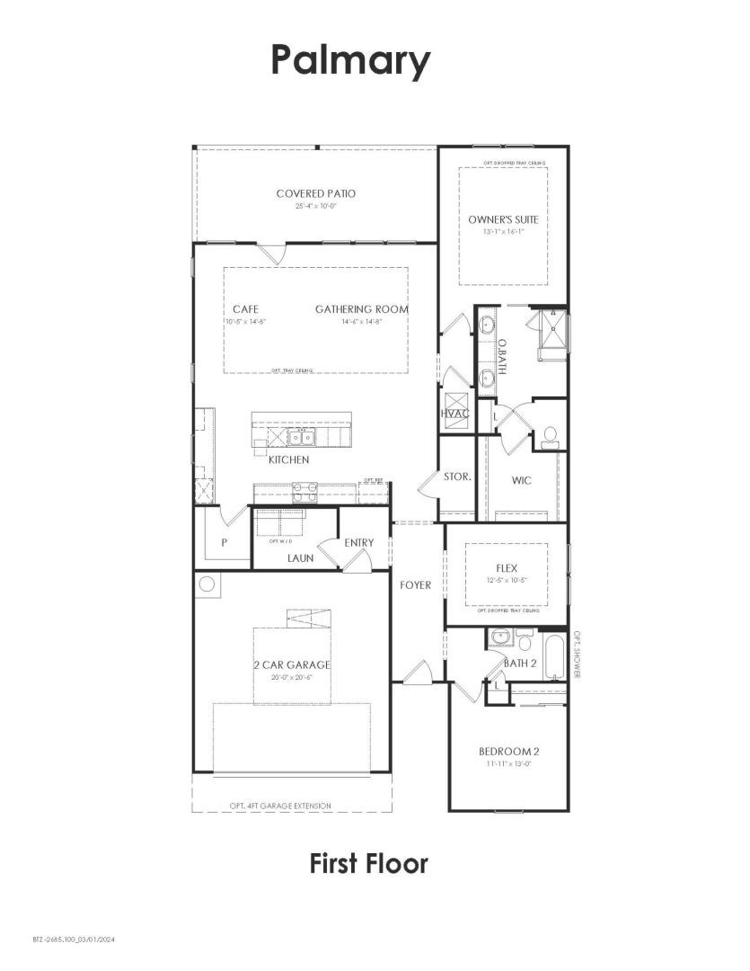 First Floor 2 br / 2 ba