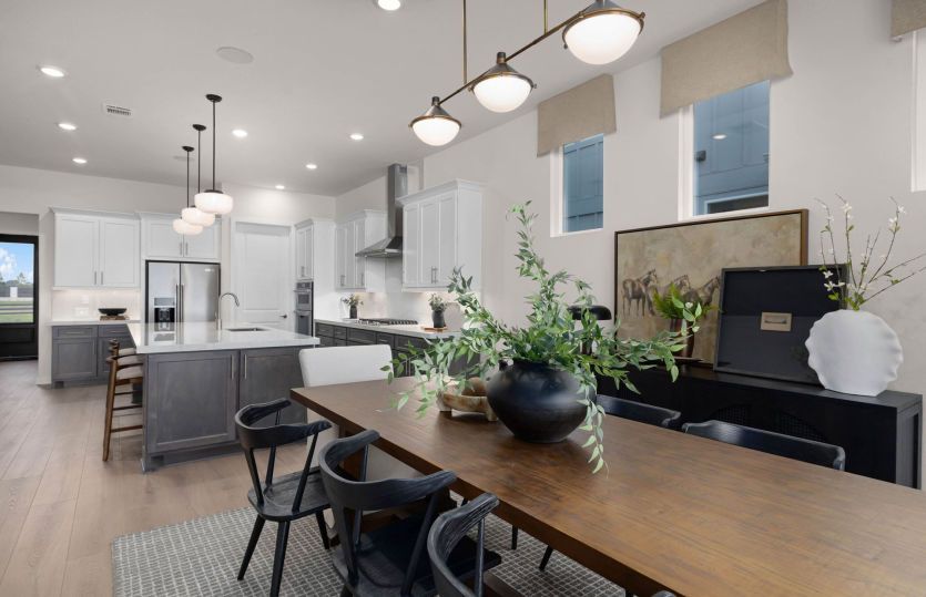 Dining Space Open to the Kitchen