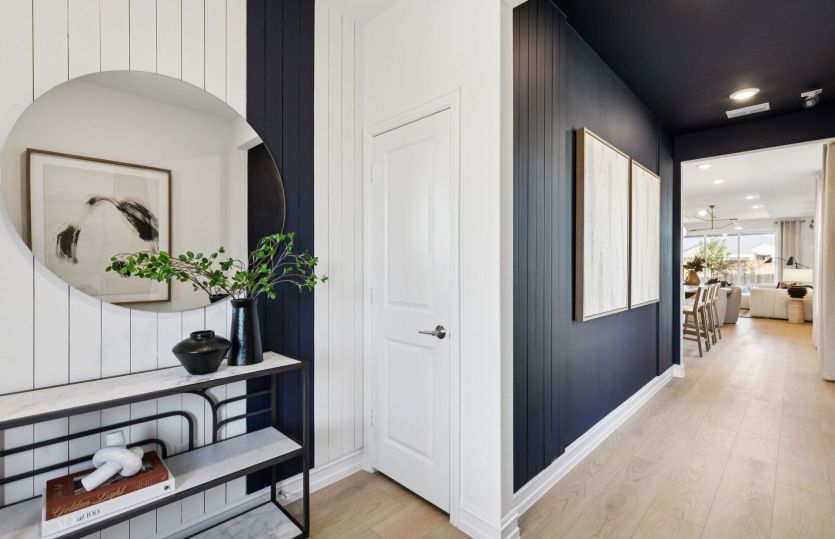 Welcoming entryway into home