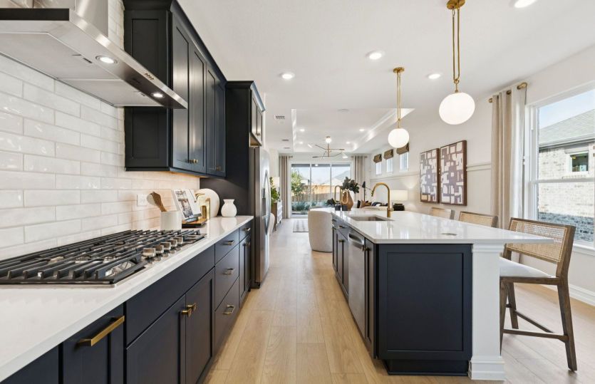 Spacious kitchen with abundant cabinet space