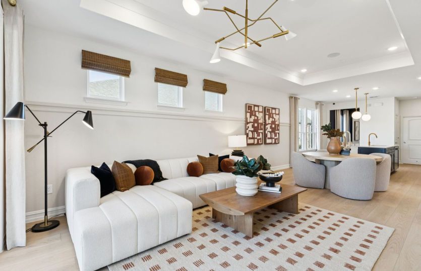 Gathering room with natural light
