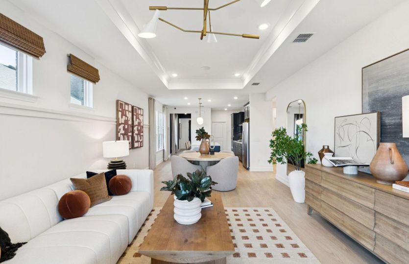 Open-concept throughout main living areas