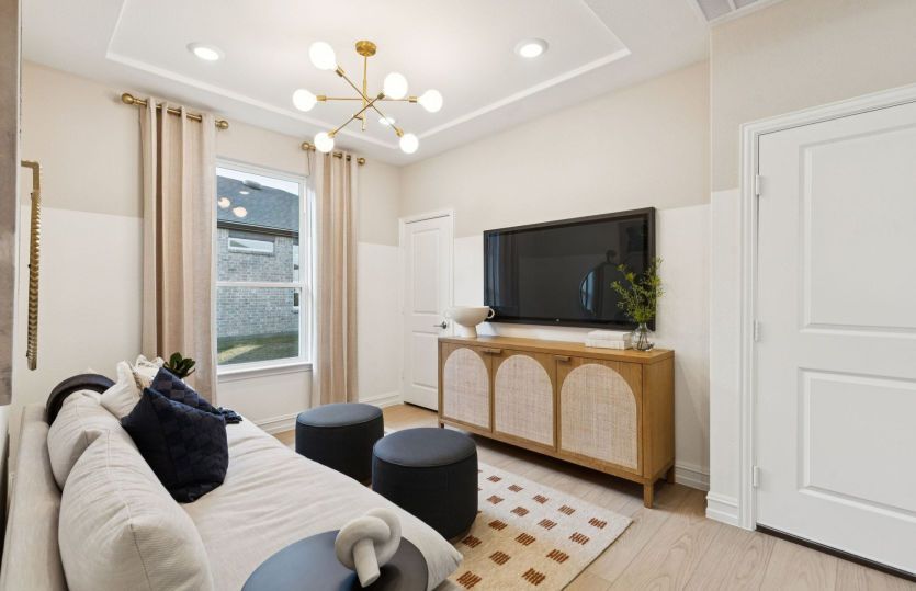 Flex space off main living areas