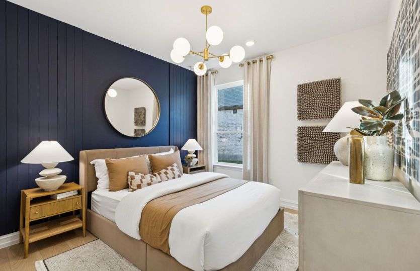 Secondary bedroom in large window
