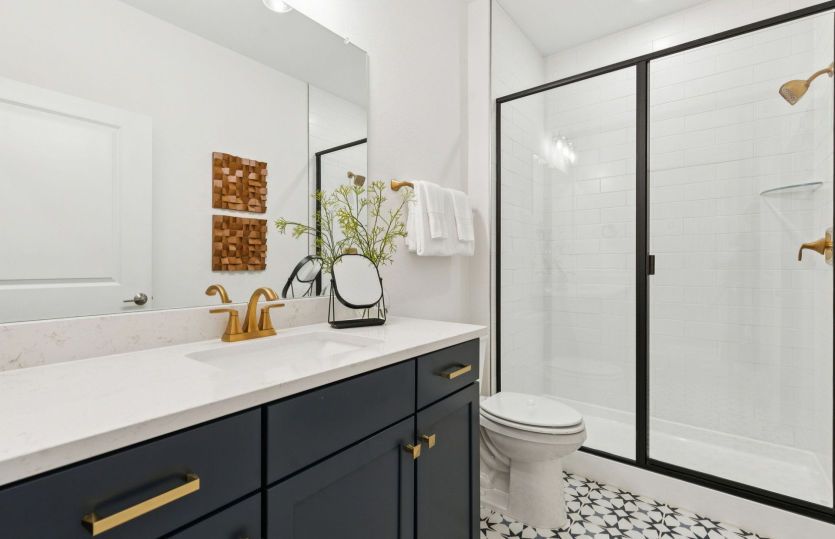 Secondary bathroom