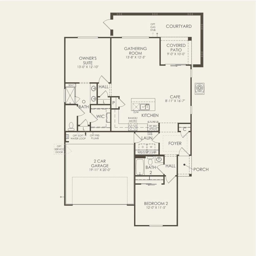 First Floor 2 br / 2 ba