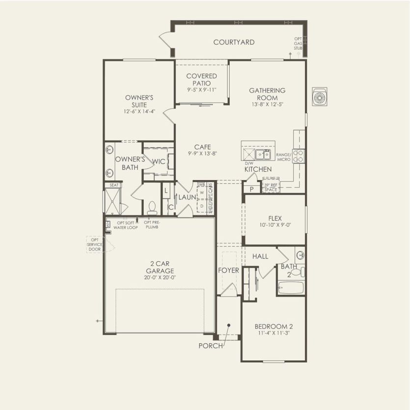 First Floor 2 br / 2 ba