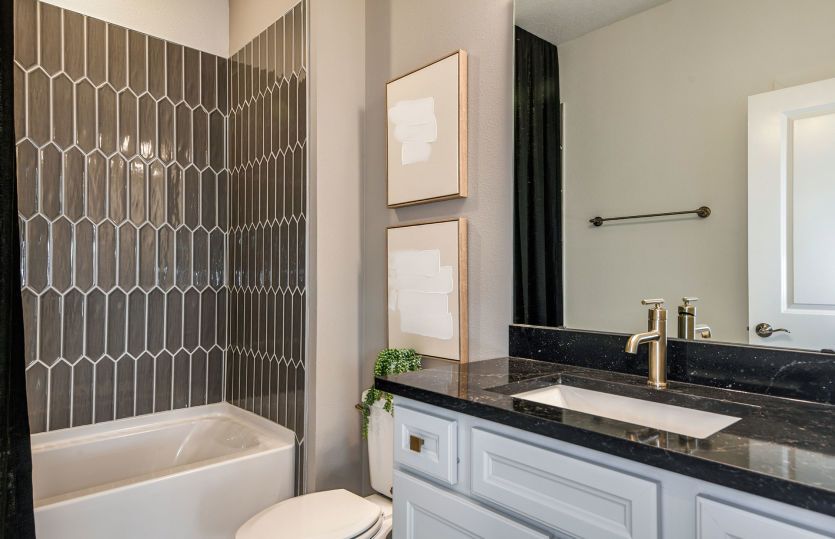 Extra Bathroom Featuring Modern Finishes and Sleek Design