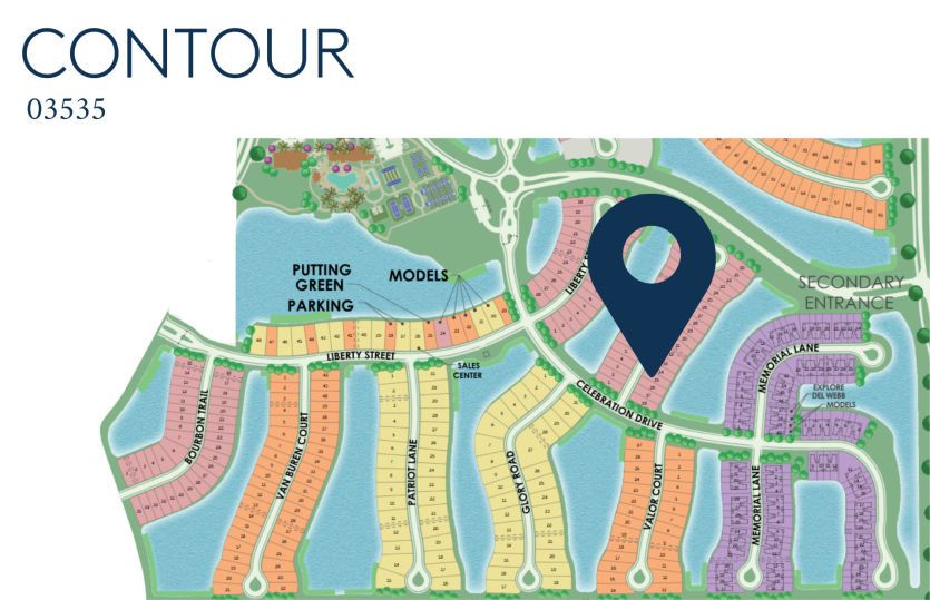 Location of this home within Del Webb Naples