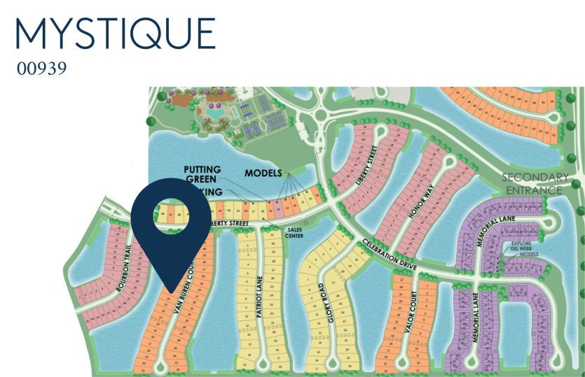 Location of this home within Del Webb Naples