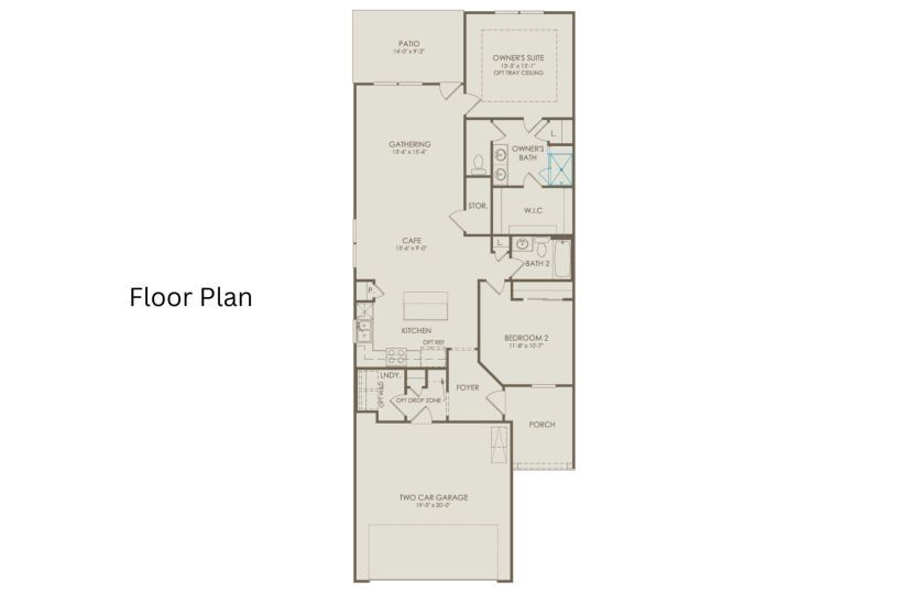 Villa Ranch Floor Plan
