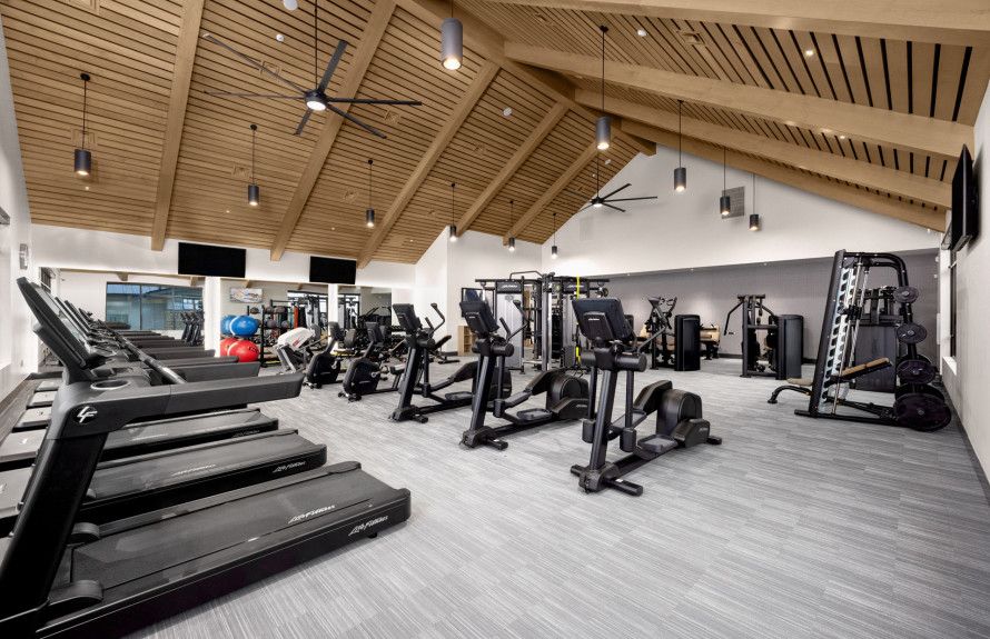 Clubhouse fitness center