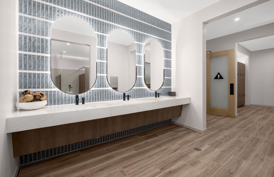 Men's locker room