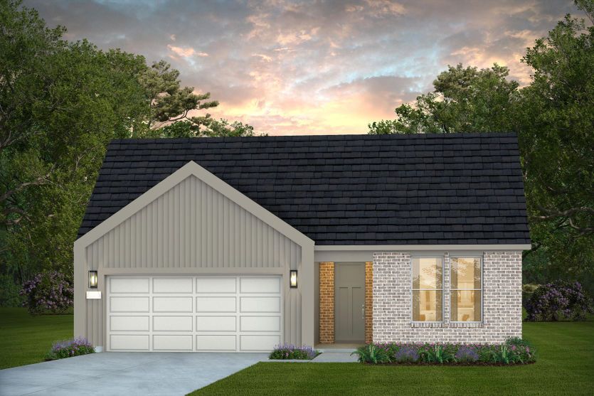 Elevation MD201 - Exterior Color Package: Midnight Axis