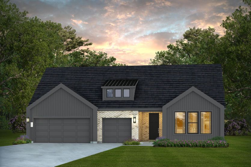 Elevation MD201 - Exterior Color Package: Warm Graphite