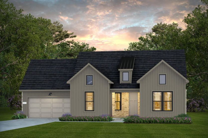 Elevation MF201 - Exterior Color Package: Barnwood Ash