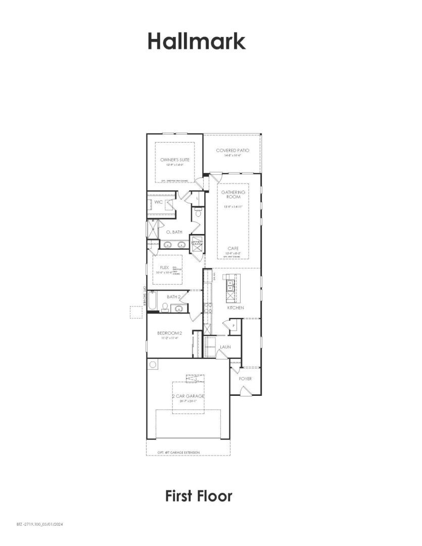 First Floor 2 br / 2 ba