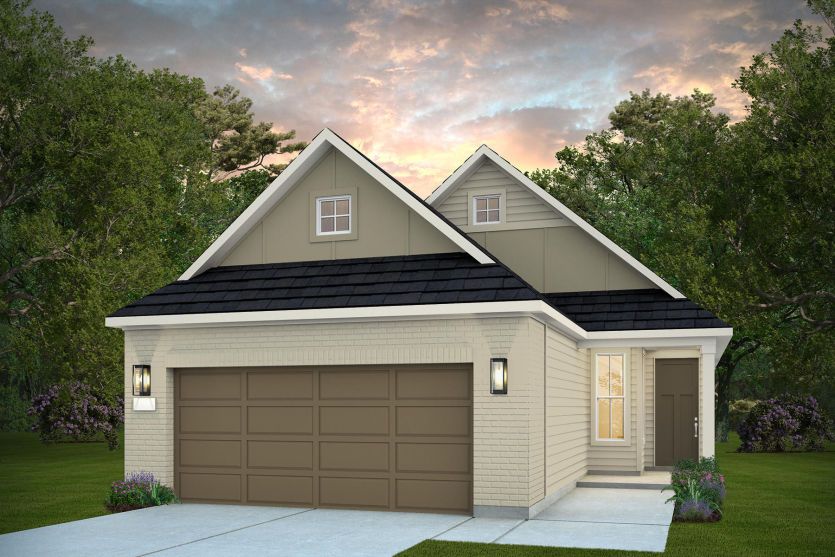 Elevation CT202 - Exterior Color Package: Willow Glen Painted Brick
