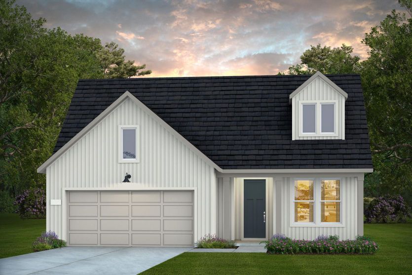 Elevation MF201 - Exterior Color Package: Fieldstone Farm