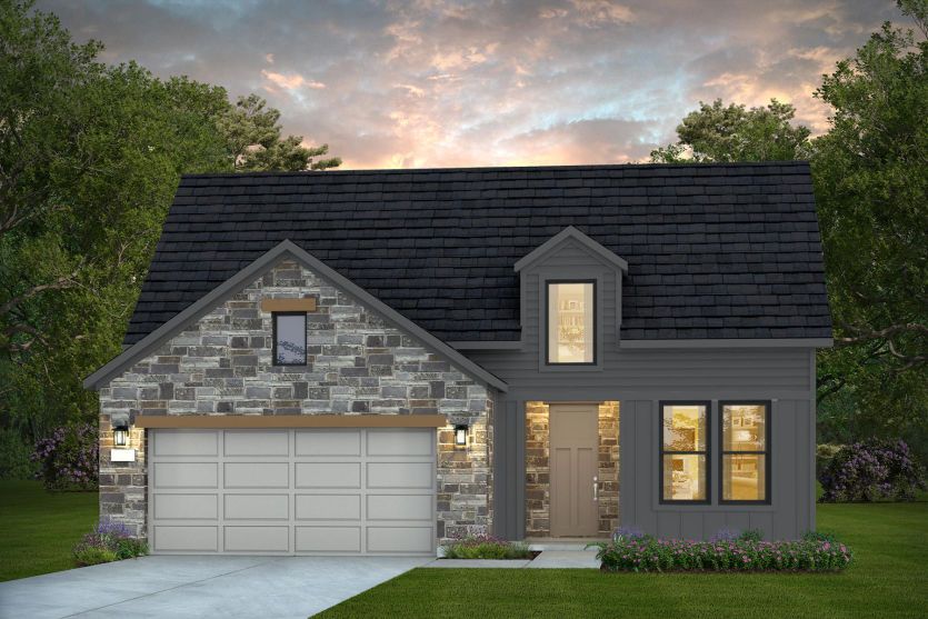 Elevation TR202 - Exterior Color Package: Stonebridge