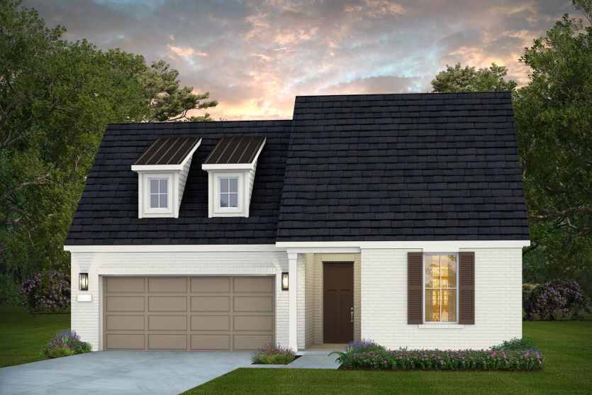 Elevation CT202 - Exterior Color Package: Willow Park Painted Brick