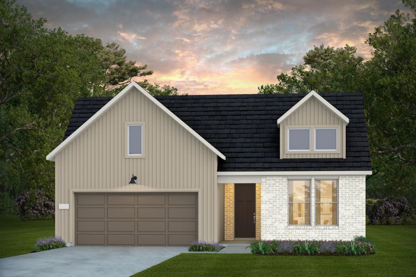 Elevation MF201 - Exterior Color Package: Harvest Ledge