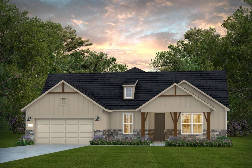 Elevation HC201 - Exterior Color Package: Landmark Blend