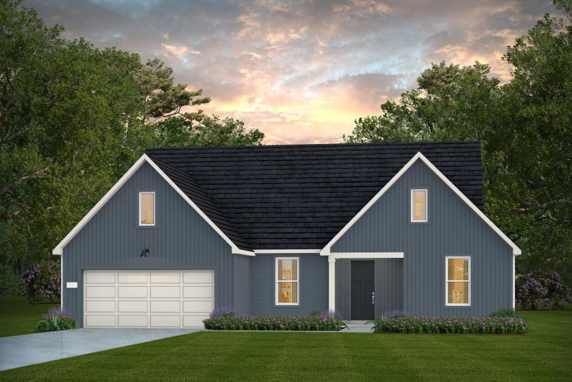 Elevation MF201 - Exterior Color Package: Rural Slate