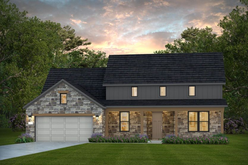 Elevation TR202 - Exterior Color Package: Stonebridge