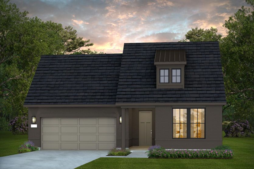 Elevation CT202 - Exterior Color Package: Willow Crest Painted Brick