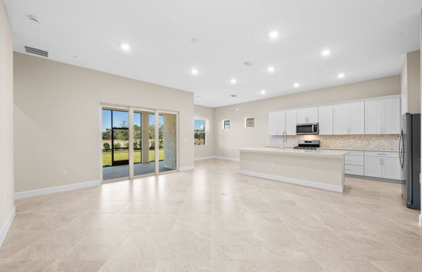 Enjoy natural lighting in the gathering room