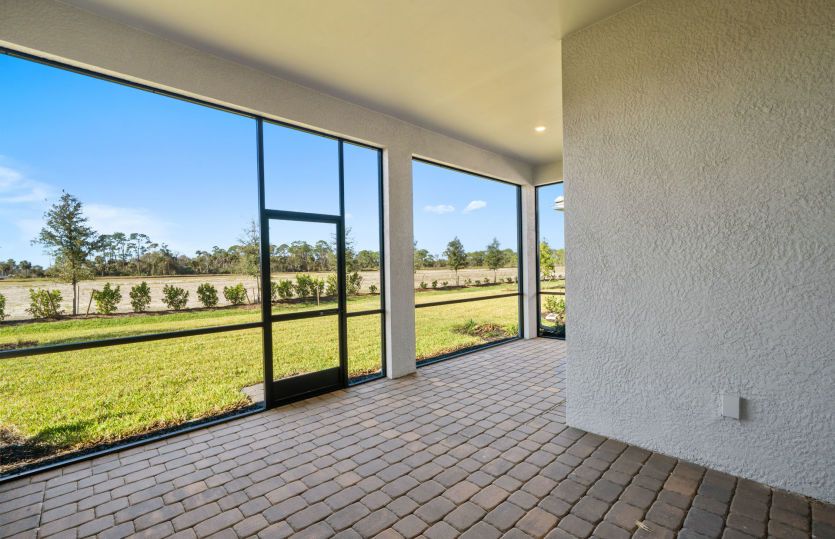 Spacious lanai with serene views