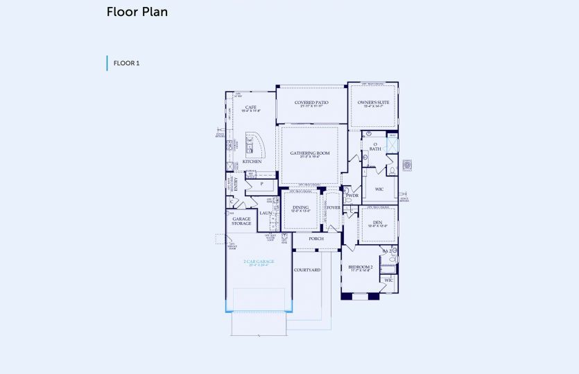 Endeavor Floor Plan, Quick Move-In Home, Floor 1