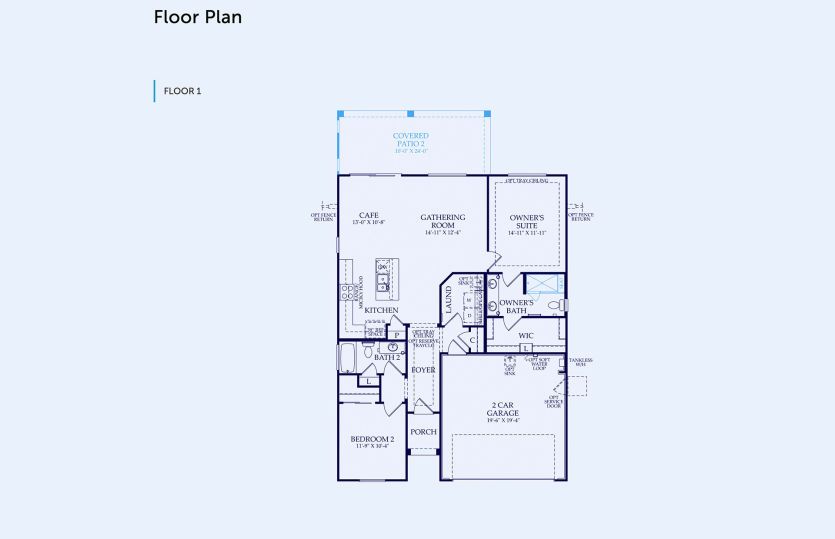 Traverse Floor Plan, Quick Move-In Home, Floor 1