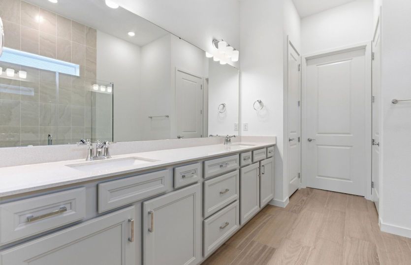 Owner's Bath with Dual Sinks