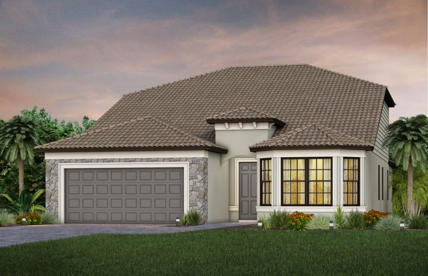 Exterior FM3 with stone detail