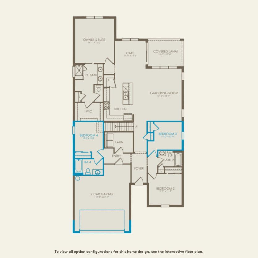 First Floor 5 br / 4 ba