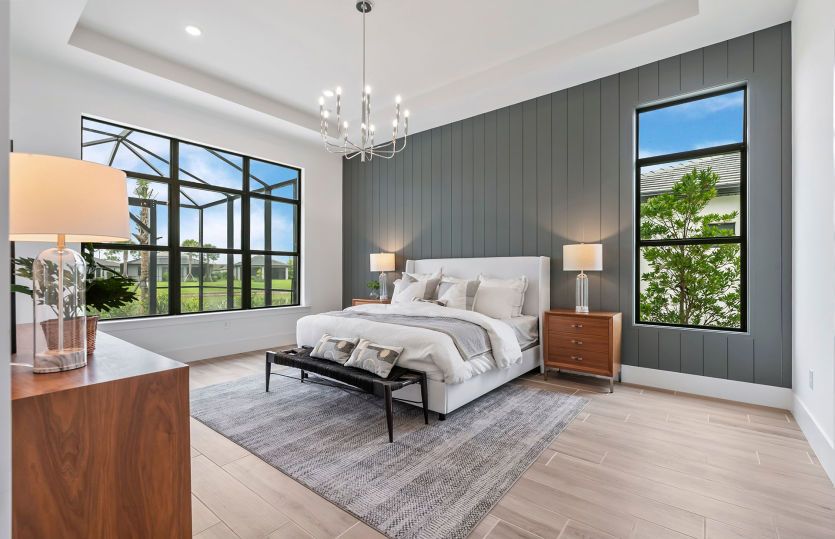 Luxuriously appointed owner's suite