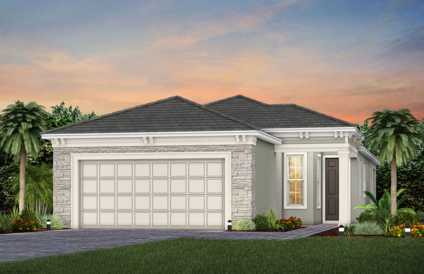 Exterior FM3 with optional stone
