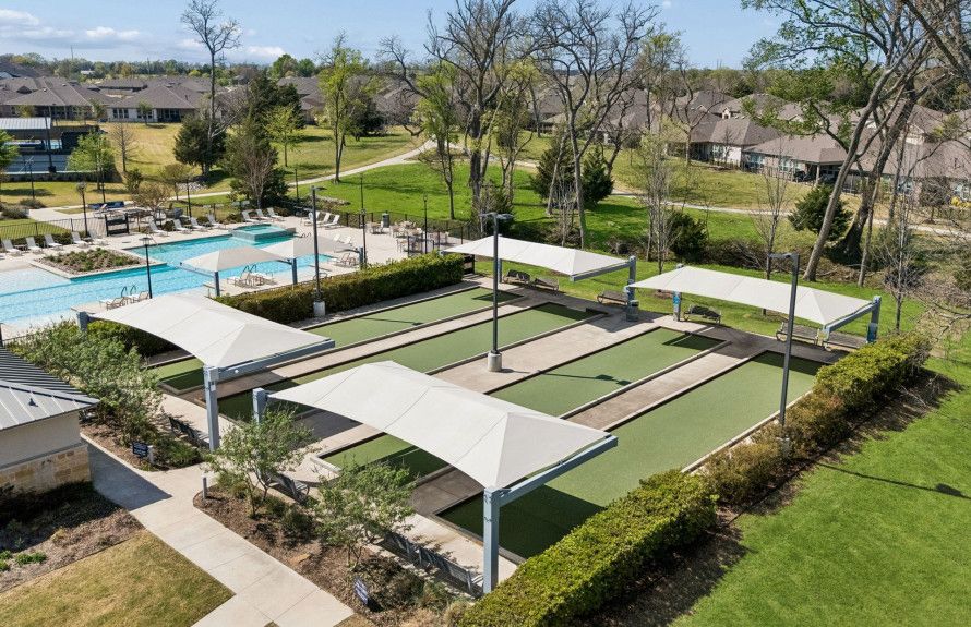 View of sport courts