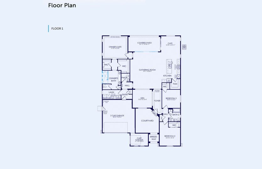 Voyage Floor Plan, Quick Move-In Home, Floor 1