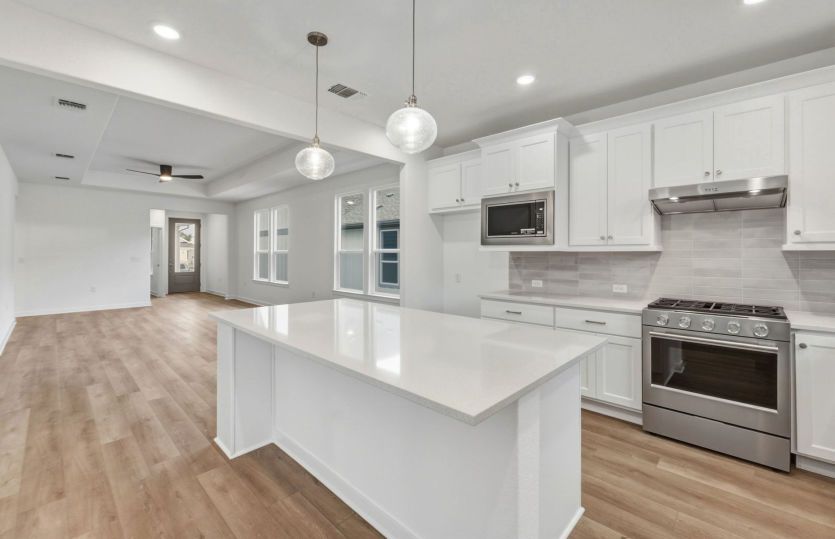 Kitchen Open to the Gathering Space
