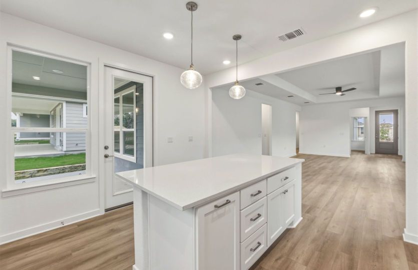 Kitchen Open to the Gathering Space