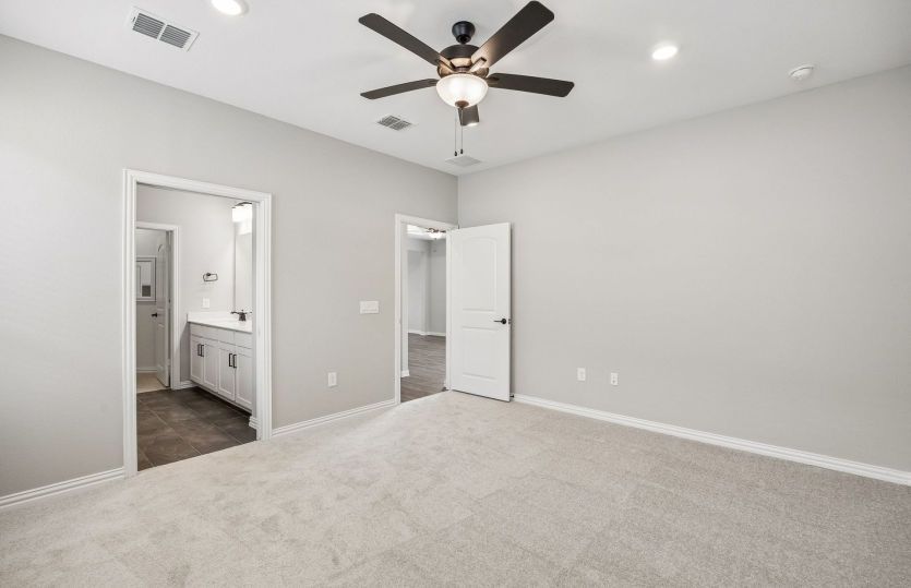 Primary suite with private bath